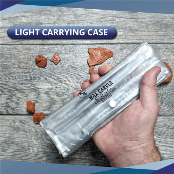 12-Piece Stainless Steel Wax Carvers Set, Wax & Clay Sculpting Tools - Picture 4 of 8